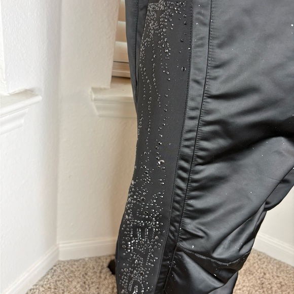 Jet Set Black Embellished Women's Ski Pants - Picture 5 of 6